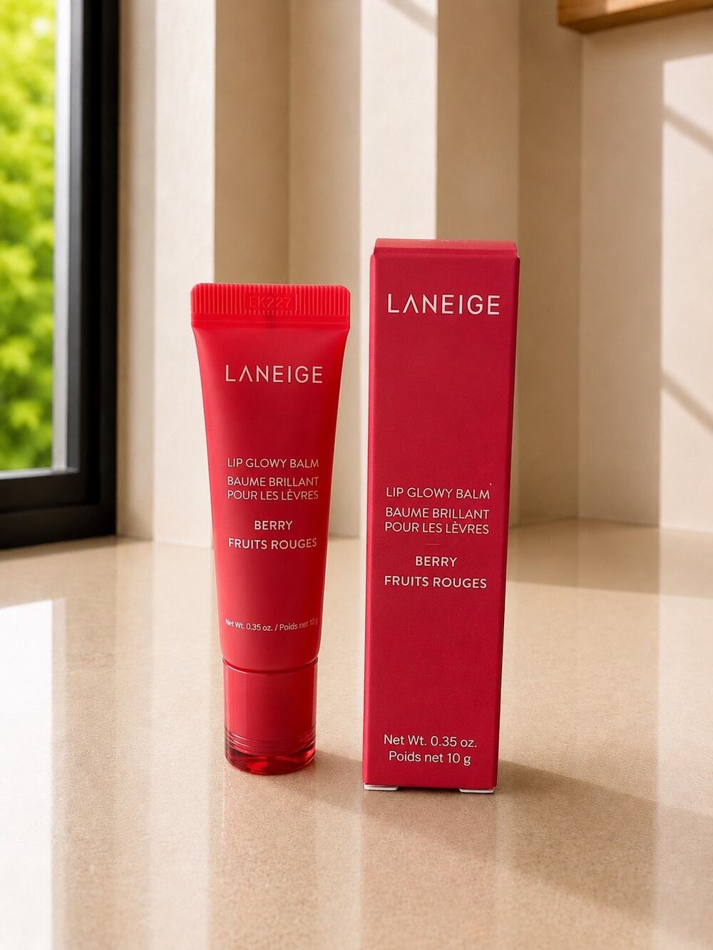 $19 LANEIGE Lip Glowy Balm Berry 0.35 oz Hydrating Glossy Lip Treatment